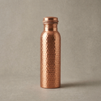 Copper & Co. Pure 99.9% Copper Water Bottle | Hand-Hammered, 34 oz